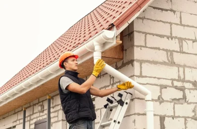 Pose et remplacement de gouttières à Boulange